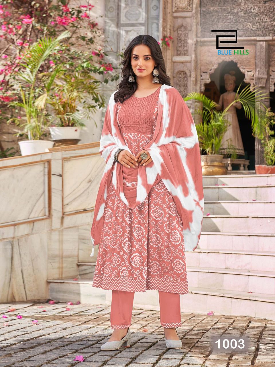 Blue Hills Bhool Bhulaiyaa Fancy Ethnic Wear Rayon Printed Ready Made Collection